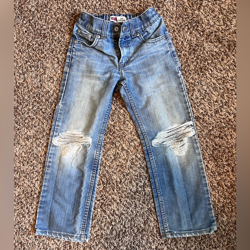 Boys size 7 Levi jeans
